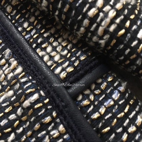 Lafayette 148 tweed metallic collarless blazer *shop@iamwarrior - Picture 7 of 10